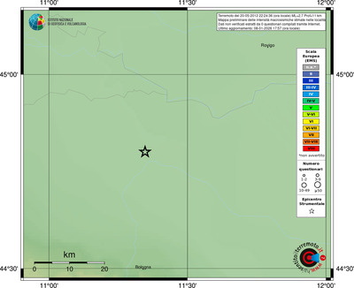 Mappa EMS - località