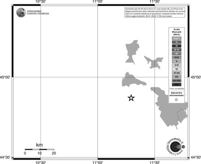 Mappa MCS - territori comuni