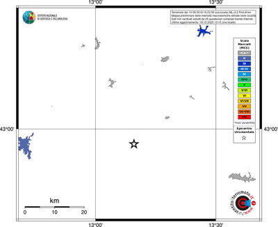 Mappa MCS - territori località