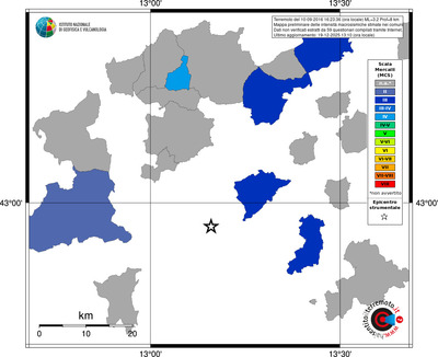 Mappa MCS - territori comuni