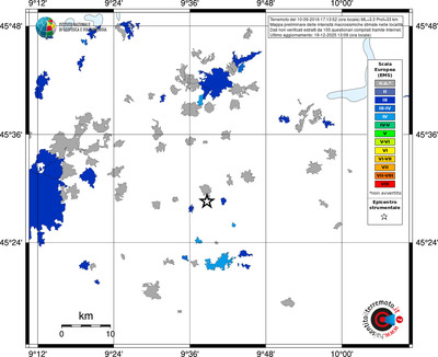 Mappa EMS - territori località
