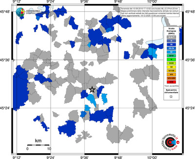 Mappa EMS - territori comuni