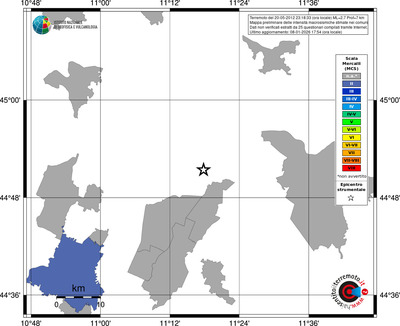 Mappa MCS - territori comuni