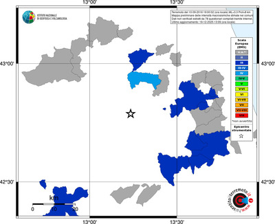 Mappa EMS - territori comuni