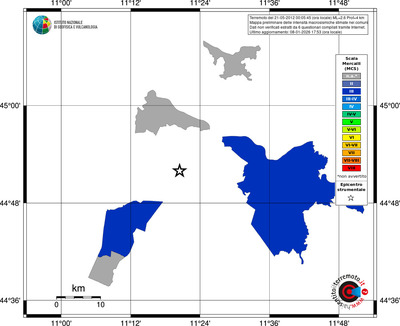 Mappa MCS - territori comuni