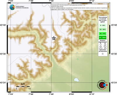 Mappa comuni con almeno 3 questionari