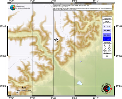 Mappa comuni con almeno 3 questionari