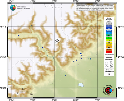 Mappa EMS - località