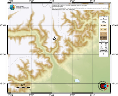 Mappa comuni con almeno 3 questionari