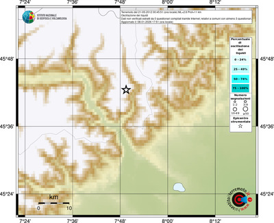 Mappa comuni con almeno 3 questionari