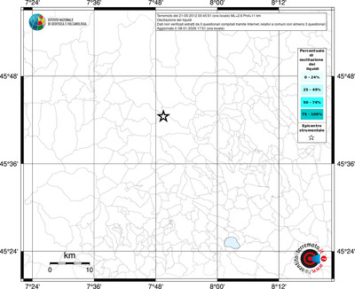 Mappa territorio comunale con almeno 3 questionari