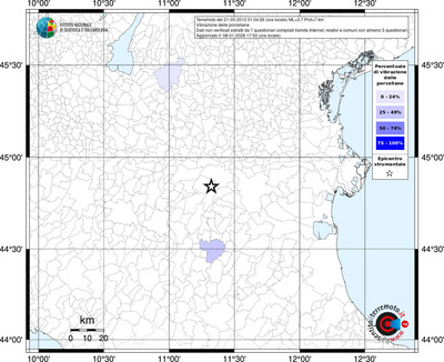 Mappa territorio comunale con almeno 3 questionari