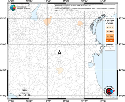 Mappa territorio comunale con almeno 3 questionari