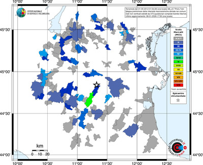 Mappa MCS - territori comuni