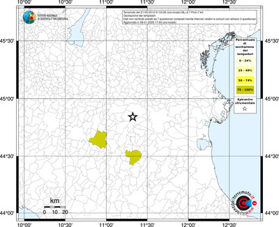 Mappa territorio comunale con almeno 3 questionari