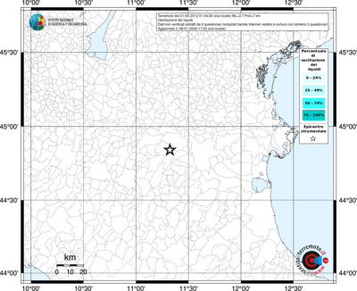 Mappa territorio comunale con almeno 3 questionari