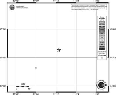 Mappa EMS - territori località