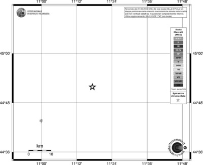 Mappa MCS - territori località
