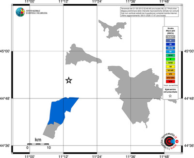 Mappa MCS - territori comuni