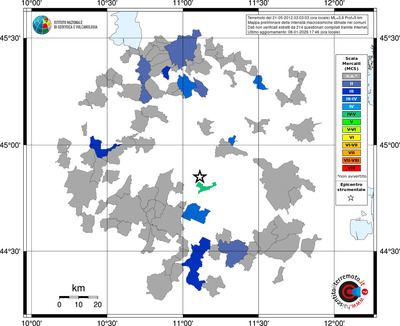 Mappa MCS - territori comuni