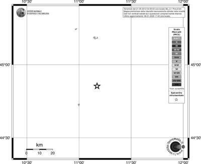Mappa MCS - territori località