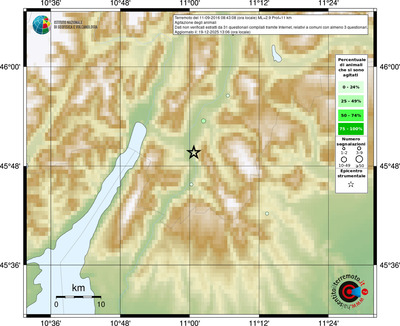 Mappa comuni con almeno 3 questionari