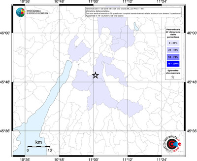 Mappa territorio comunale con almeno 3 questionari