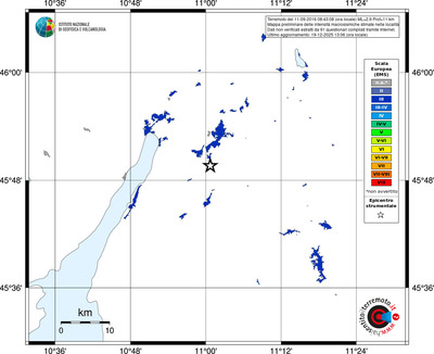 Mappa EMS - territori località