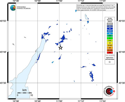 Mappa MCS - territori località