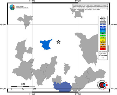 Mappa MCS - territori comuni