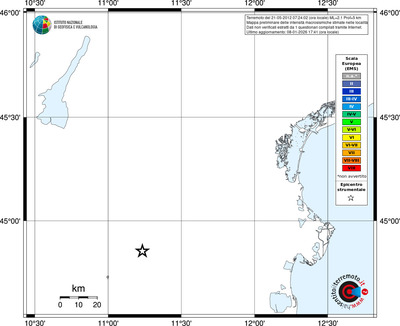 Mappa EMS - territori località