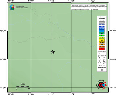 Mappa EMS - località