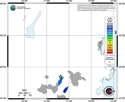 Mappa EMS - territori comuni