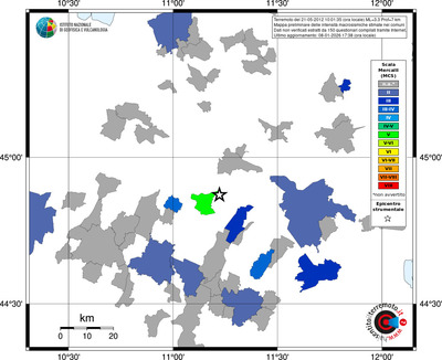 Mappa MCS - territori comuni