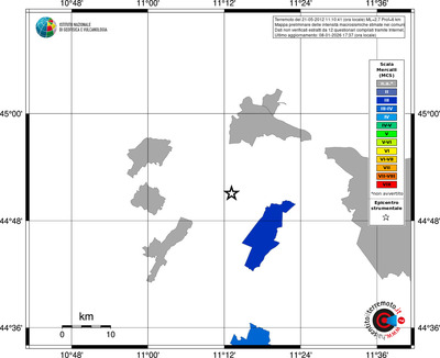 Mappa MCS - territori comuni