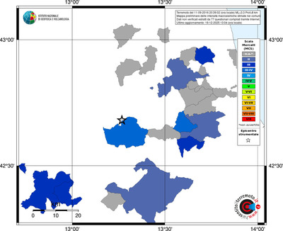 Mappa MCS - territori comuni