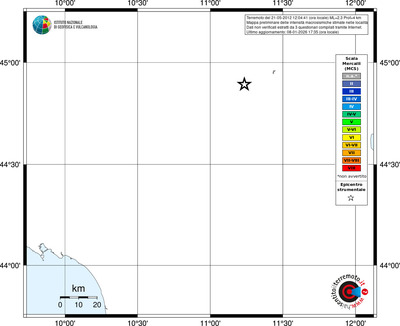 Mappa MCS - territori località