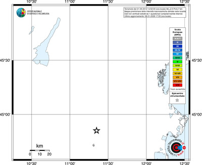 Mappa EMS - territori località