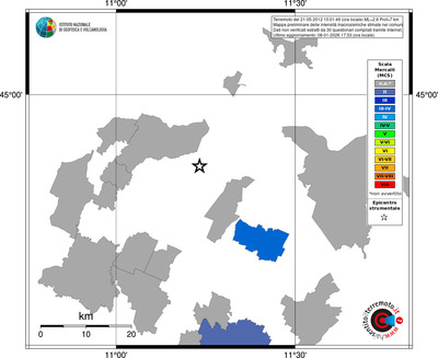 Mappa MCS - territori comuni