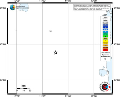 Mappa EMS - territori località