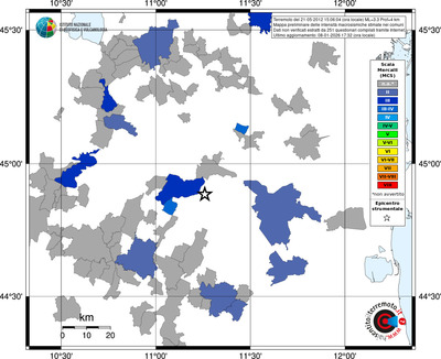 Mappa MCS - territori comuni