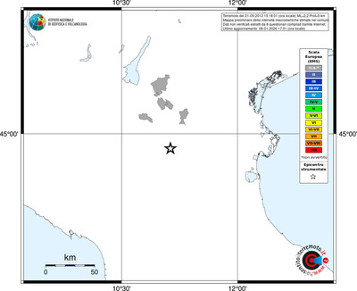Mappa EMS - territori comuni