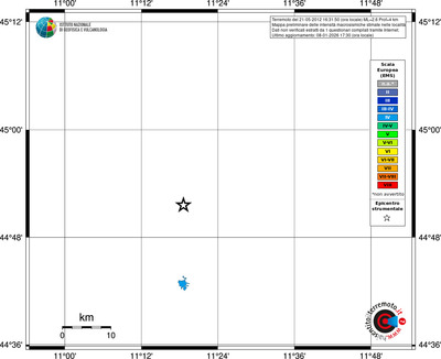 Mappa EMS - territori località