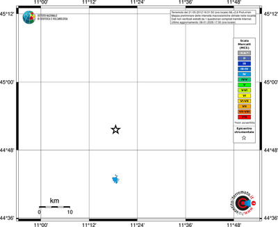 Mappa MCS - territori località
