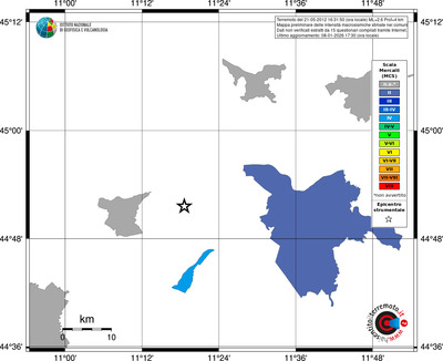 Mappa MCS - territori comuni