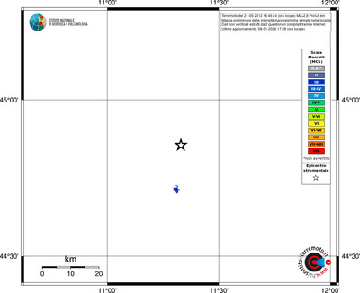 Mappa MCS - territori località
