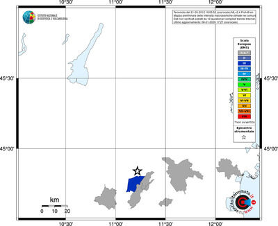 Mappa EMS - territori comuni