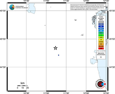Mappa EMS - territori località