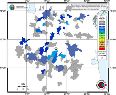 Mappa MCS - territori comuni