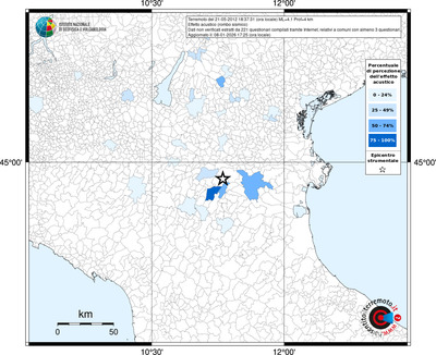 Mappa territorio comunale con almeno 3 questionari